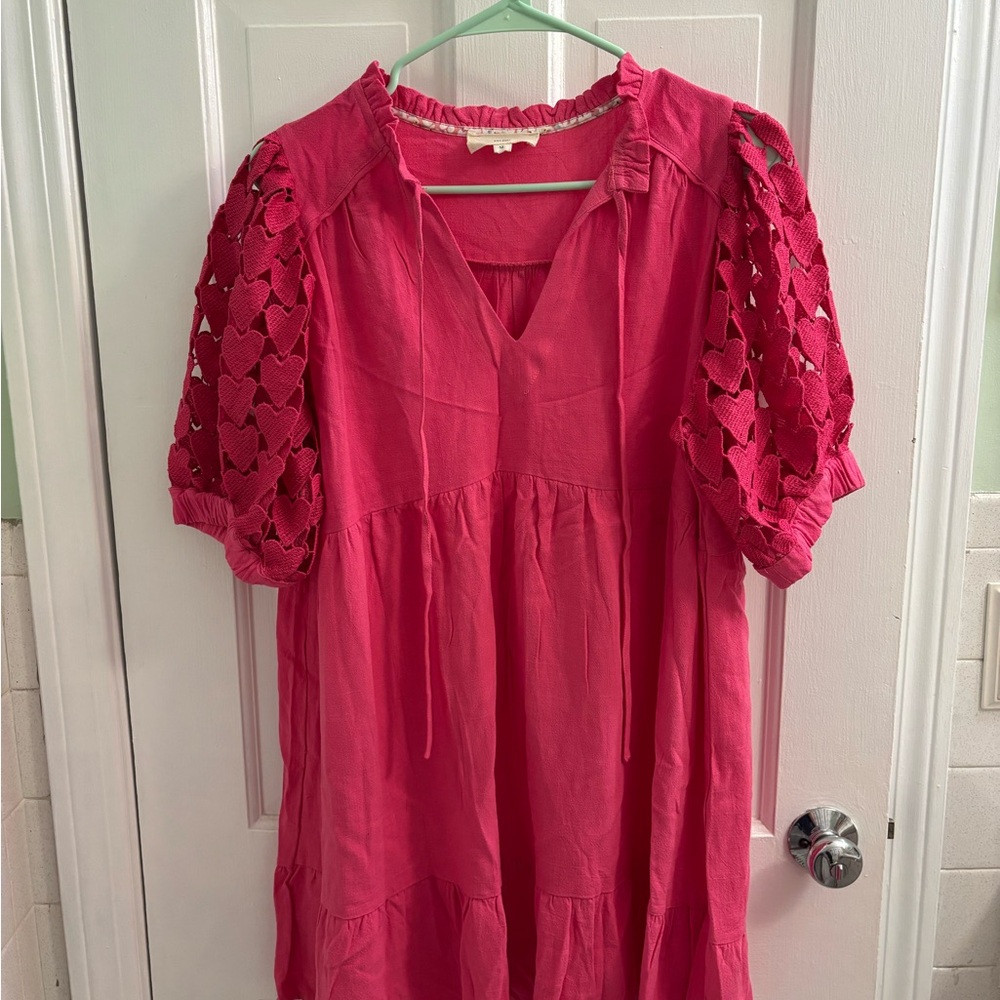 Umgee Vibrant Pink Dress